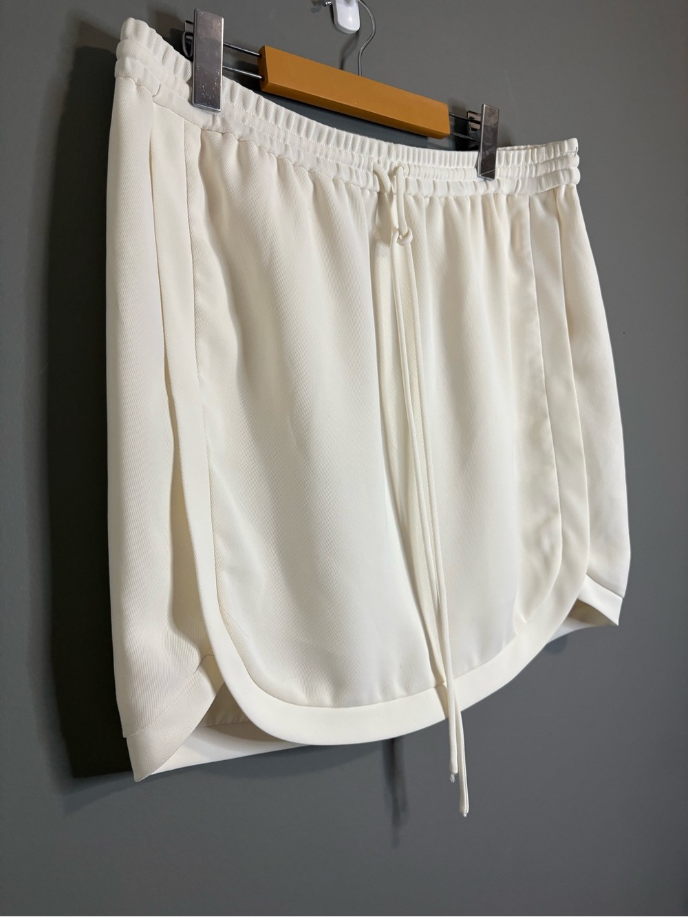 J. Crew Ivory Drawstring Mini Skirt - Picture 3 of 6